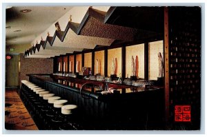 San Francisco California Postcard Eight Immortal Cocktail Lounge Chinatown c1960