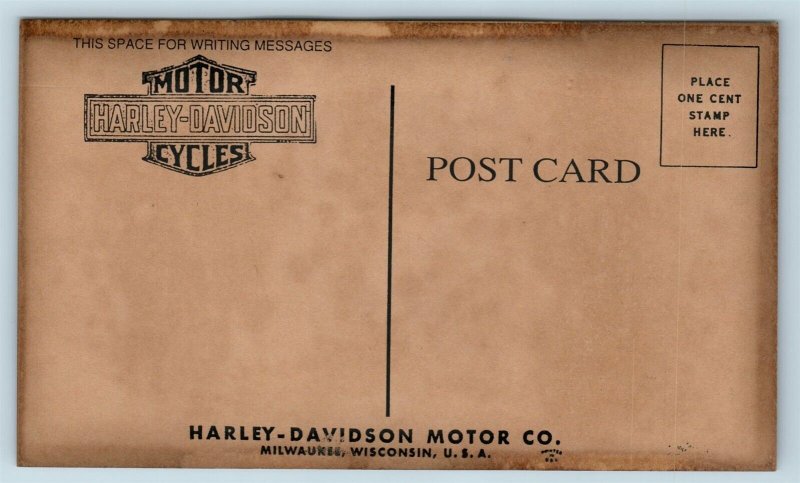  Postcard WI Milwaukee Harley Davidson Motor Company Plant Motorcycles c1915 2T4