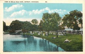 MI, Detroit, Michigan, Belle Isle Park, Tichnor No. 115022