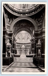 BUDAPEST Interior of St. Stephens Cathedral HUNGARY Postcard