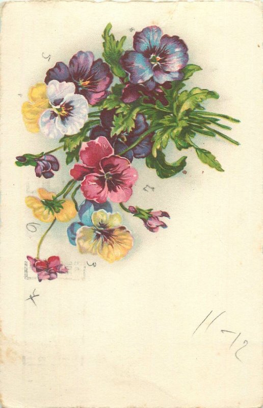 Postcard Greetings flowers