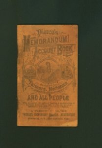 Pierce's Memorandum Account Book Designed For Farmers Mechanics And All People