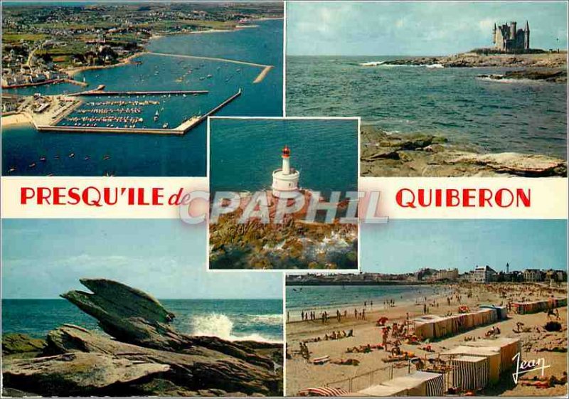 Modern Postcard Quiberon Brittany Port Haliguen Le Chateau Le Rocher told The...