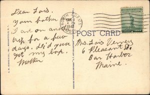 Mohawk Trail MA Massachusetts Whitcomb Summit c1930-40s Vintage Postcard