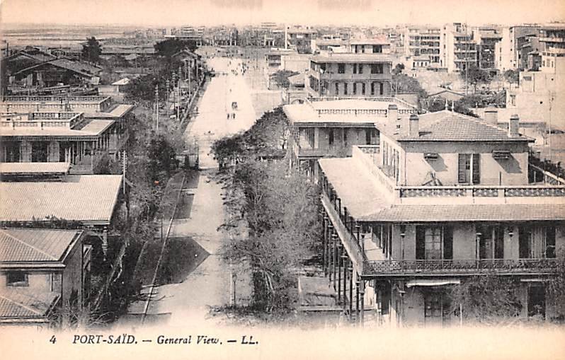 General View Port Said Egypt, Egypte, Africa Unused 