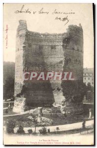 Old Postcard Tower Vesone Remains of a Roman Temple has dedic Vesuna goddess ...