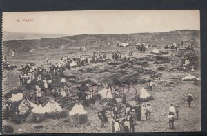 Cape Verde Postcard - View of an Encampment at Sao Pedro    RS18103 