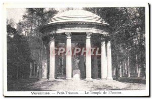 Old Postcard Petit Trianon Versailles Temple of L & # 39Amour