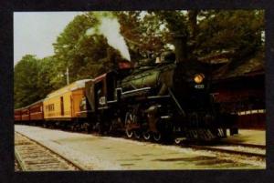 TX TEXAS State Railroad Train RUSK PALESTINE Postcard