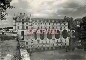 Postcard Modern Castles of Loire Chenonceaux L and L Le Chateau West Facade
