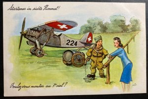 Mint Switzerland Color Picture Postcard PPC Do You Wanna See The 7 Sky ?