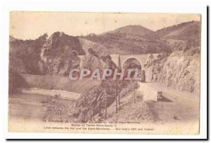 Corniche of & # 39Eseterl Old Postcard Limits of Var and Alpes Maritimes Rock...