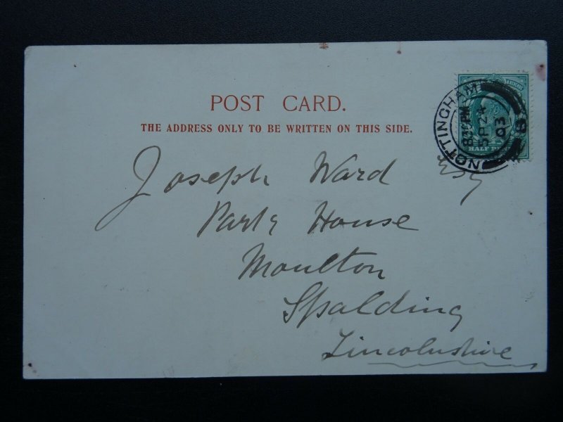 Nottinghamshire NOTTINGHAM The New Post Office c1903 UB Postcard