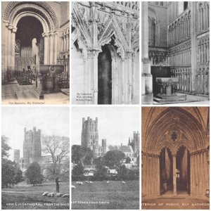 England Ely Cathedral lot of 6 postcards B882