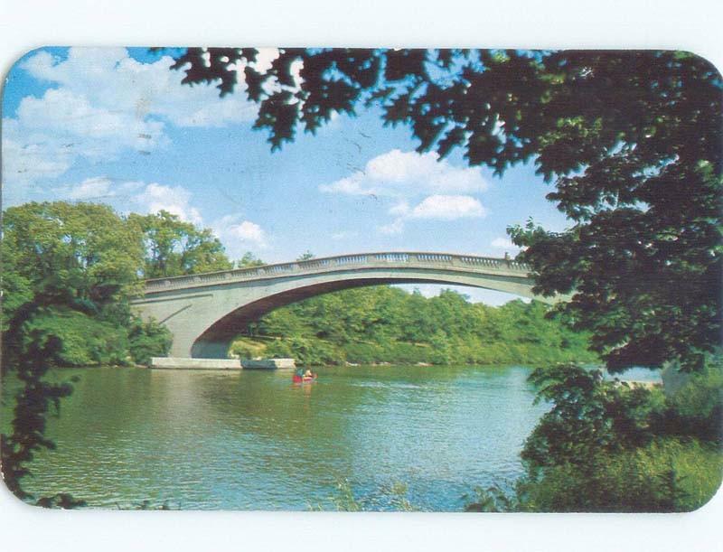 Pre-1980 BRIDGE AT GENESEE VALLEY PARK Rochester New York NY c8483