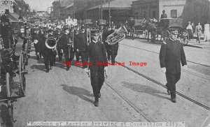 IL, Chicago, Illinois, Woodmen Of America Arriving At Convention City, 1911 PM