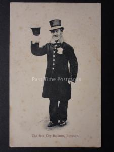 Norfolk NORWICH The Late City Bellman c1904 by The Wrench Series 718