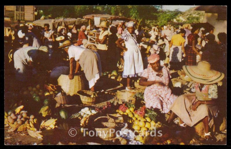 Market Scene, Jamaica