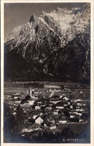 Germany Mittenwald Vintage RPPC 09.80 