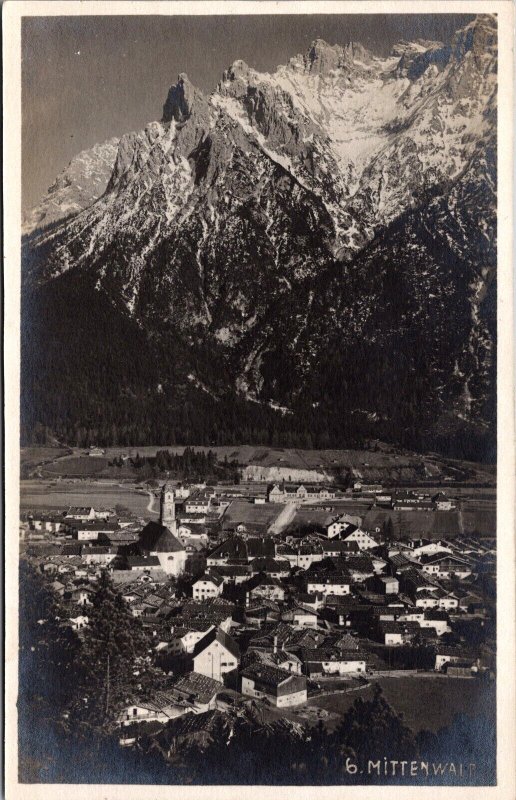 Germany Mittenwald Vintage RPPC 09.80 
