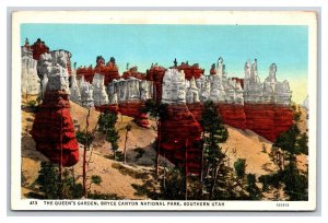 Queens Garden Bryce Canyon National Park Utah UT WB Postcard W20