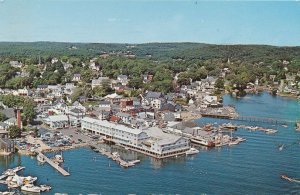 Boothbay Harbor, Maine - Fishermans Wharf Inn and Waterfront - pm 1981