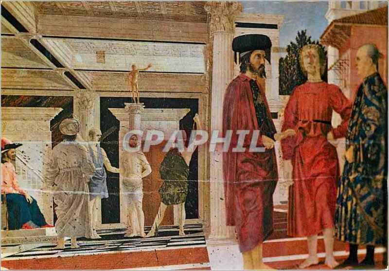 Modern Postcard The Flagellation Urbino (Piero della Francesca)