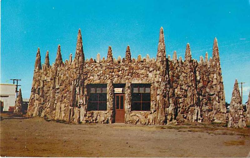 Petrified Wood Park Museum, Lemmon, South Dakota, SD, pre-zip Chrome