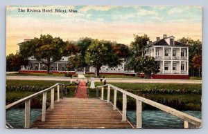 J91/ Biloxi Mississippi Postcard c1910 The Riviera Hotel Building  69