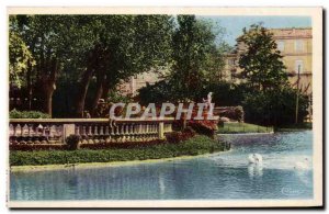 Old Postcard Montelimar Lake