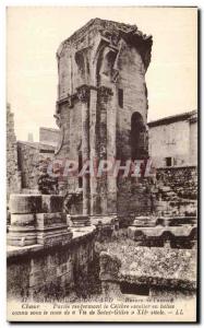 Old Postcard Saint Gilles du Gard From Ruins of L & # 39Ancien choir