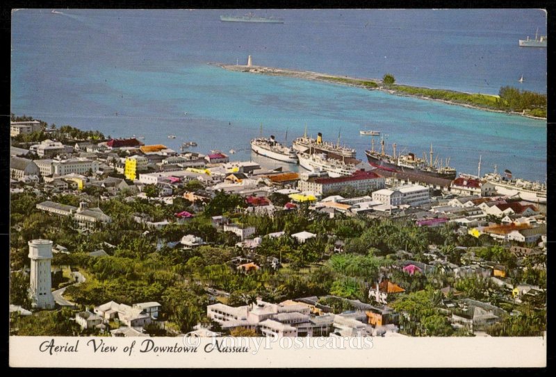 Aerial View of Downtown Nassau