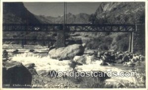 Real Photo Los Andes Chile, Chilean, de Chile Unused 