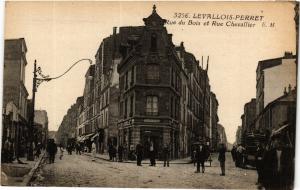 CPA LEVALLOIS PERRET Rue du Bois et Rue Chevallier (412701)