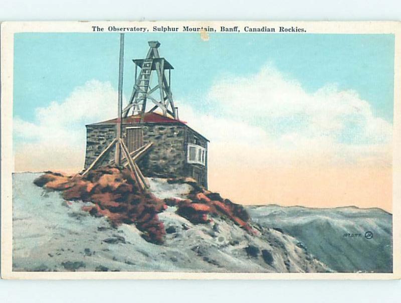 Linen SULFUR MOUNTAIN OBSERVATORY Banff Alberta AB H6355