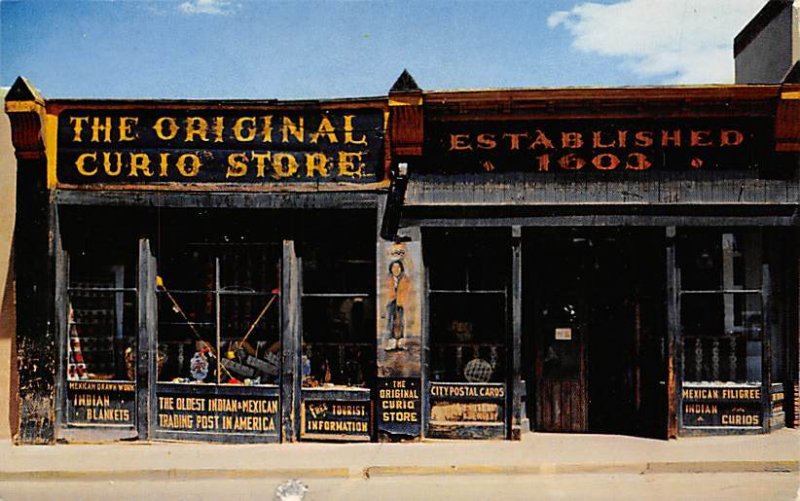 Original Curio Store Oldest Trading Post in U. S.  - Santa Fe, New Mexico NM