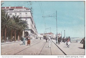 Algeria Alger Square et Boulevard de la Republique