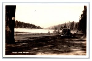 RPPC Hume Lake Resort Hume California CA UNP  Postcard Z9