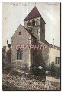 Chagny - The Church - Old Postcard