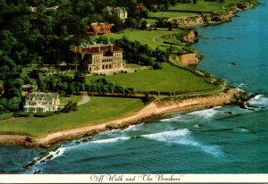 Rhode Island Newport Cliff Walk and The Breakers