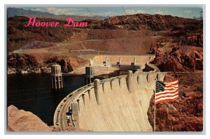 Hoover Dam Nevada Vintage Standard View Postcard