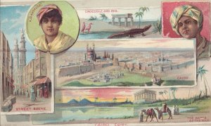 Victorian Trade Card - Arbuckle's Ariosa Coffee - Cairo, Egypt