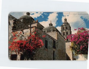 Postcard The Immaculate Conception parish Alamos Mexico