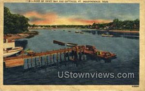 Onset Bay & Cottages - Point Independence, Massachusetts MA Postcard