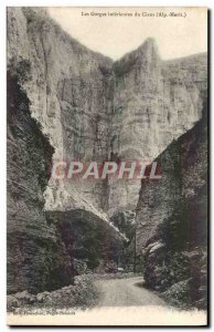 Old Postcard The Interieures Gorges Cians