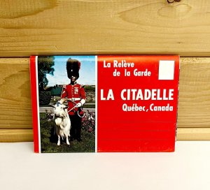 La Citadelle Quebec Canada Vintage 1980s Postcard Fold Out Set