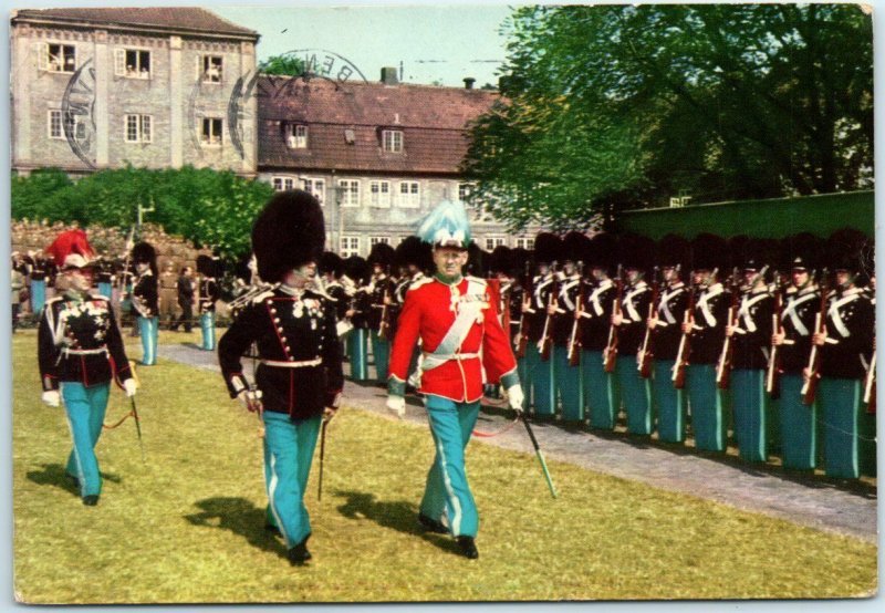 Postcard - Copenhagen, The King Inspecting His Guard