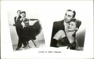 Stage Performers Dancers Dancing Alfred & Terry Templar Real Photo Postcard