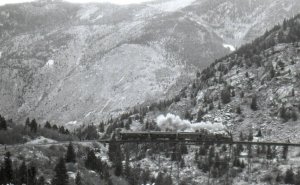 RPPC Photo Georgetown Loop Railroad Train Colorado