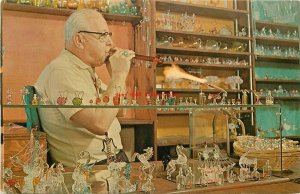 CA, Laguna Beach, California, Glass Blowers Workshop, Minatures, Postmark 1969